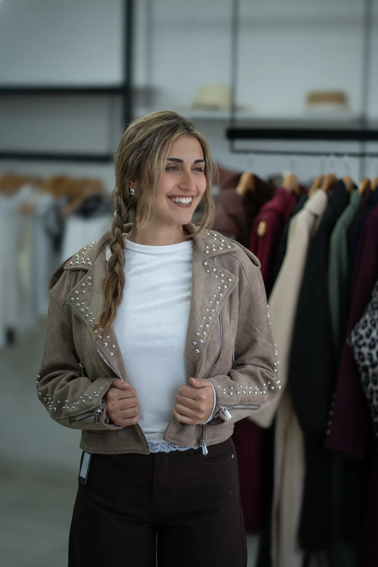 Chaqueta Courtney Avellana